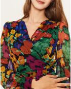 Robe Arina à fleurs multicolore